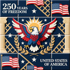 250th Anniversary Pattern 16 Minky Fabric
