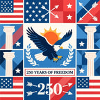 250th Anniversary Pattern 17 Minky Fabric