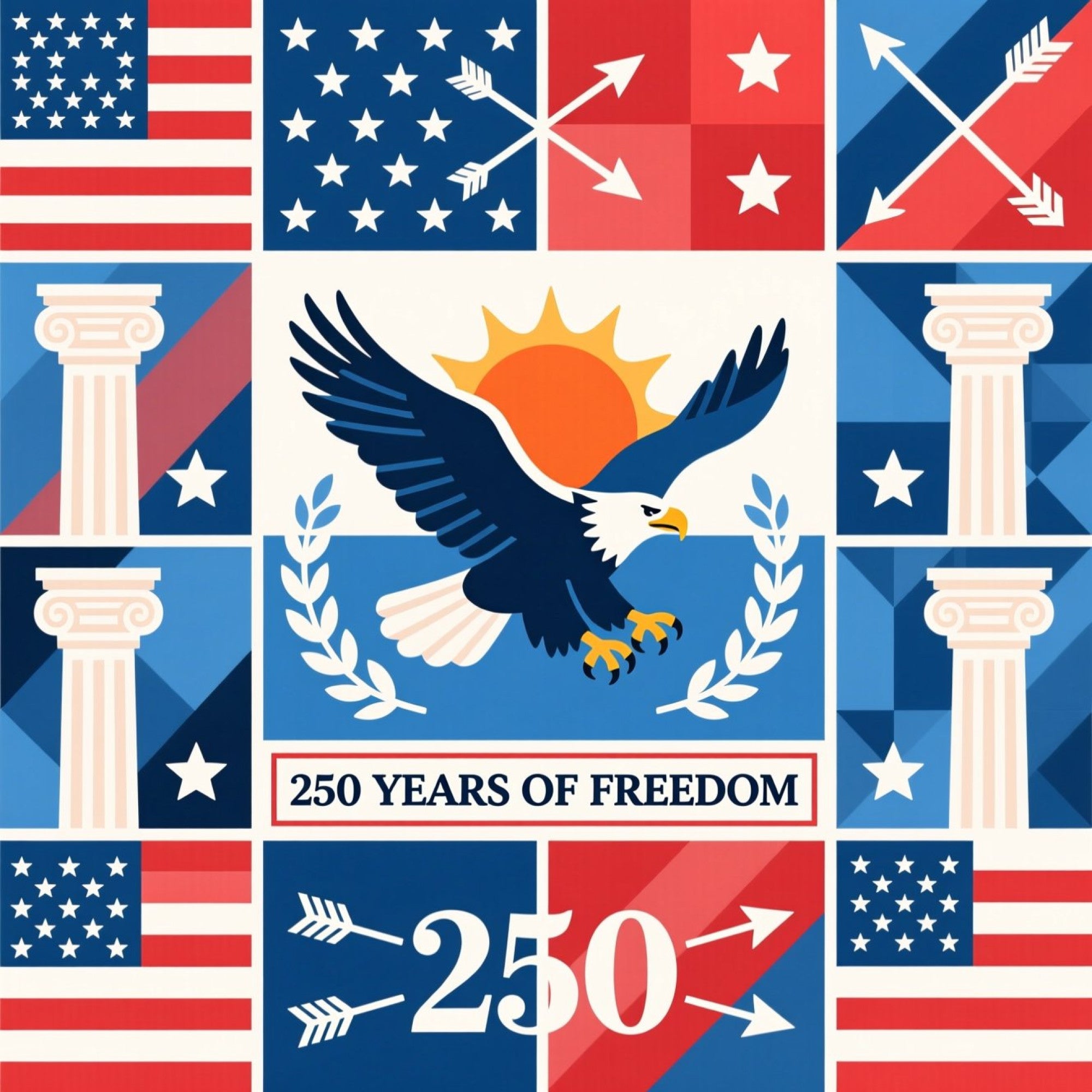 250th Anniversary Pattern 17 Minky Fabric