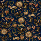 250th Anniversary Pattern 1 Minky Fabric
