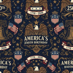 250th Anniversary Pattern 20 Minky Fabric