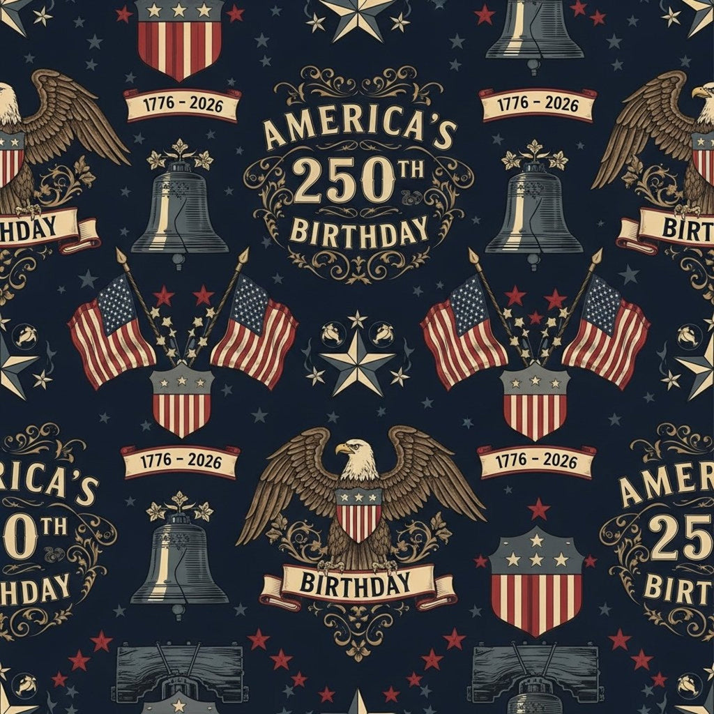 250th Anniversary Pattern 21 Minky Fabric
