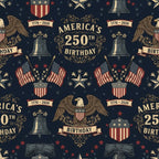 250th Anniversary Pattern 21 Minky Fabric