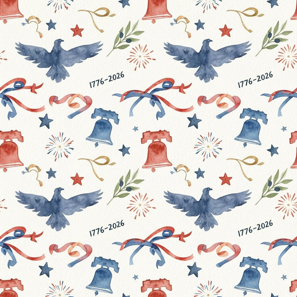 250th Anniversary Pattern 26 Minky Fabric