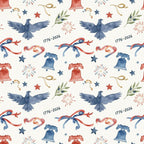 250th Anniversary Pattern 26 Minky Fabric