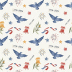 250th Anniversary Pattern 28 Minky Fabric