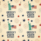 250th Anniversary Pattern 2 Minky Fabric