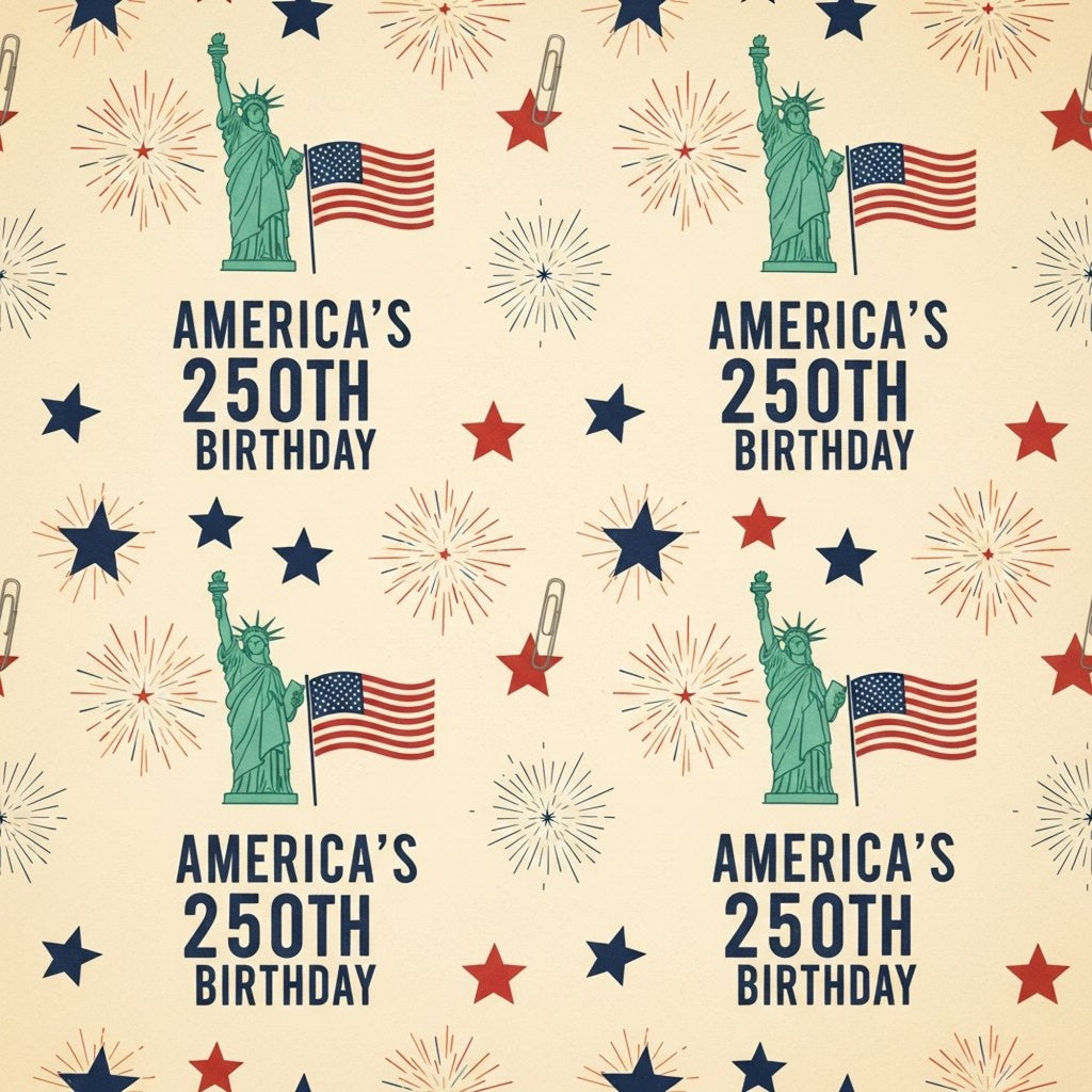 250th Anniversary Pattern 2 Minky Fabric