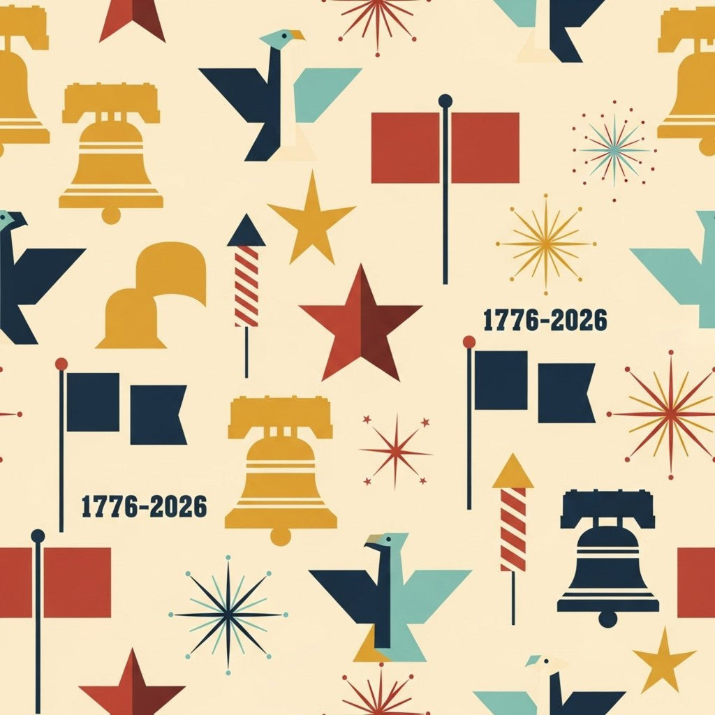 250th Anniversary Pattern 32 Minky Fabric
