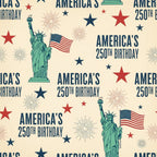 250th Anniversary Pattern 3 Minky Fabric