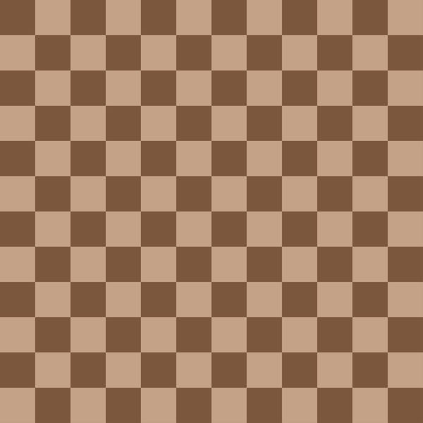 brown, beige, checkered pattern, checkerboard, geometric design, two-tone, alternating squares, quilting cotton, fabric panel, neutral colors, earth tones, taupe, chocolate brown, grid pattern, repeating motif, crafting fabric, sewing material, coordinating colors, uniform squares