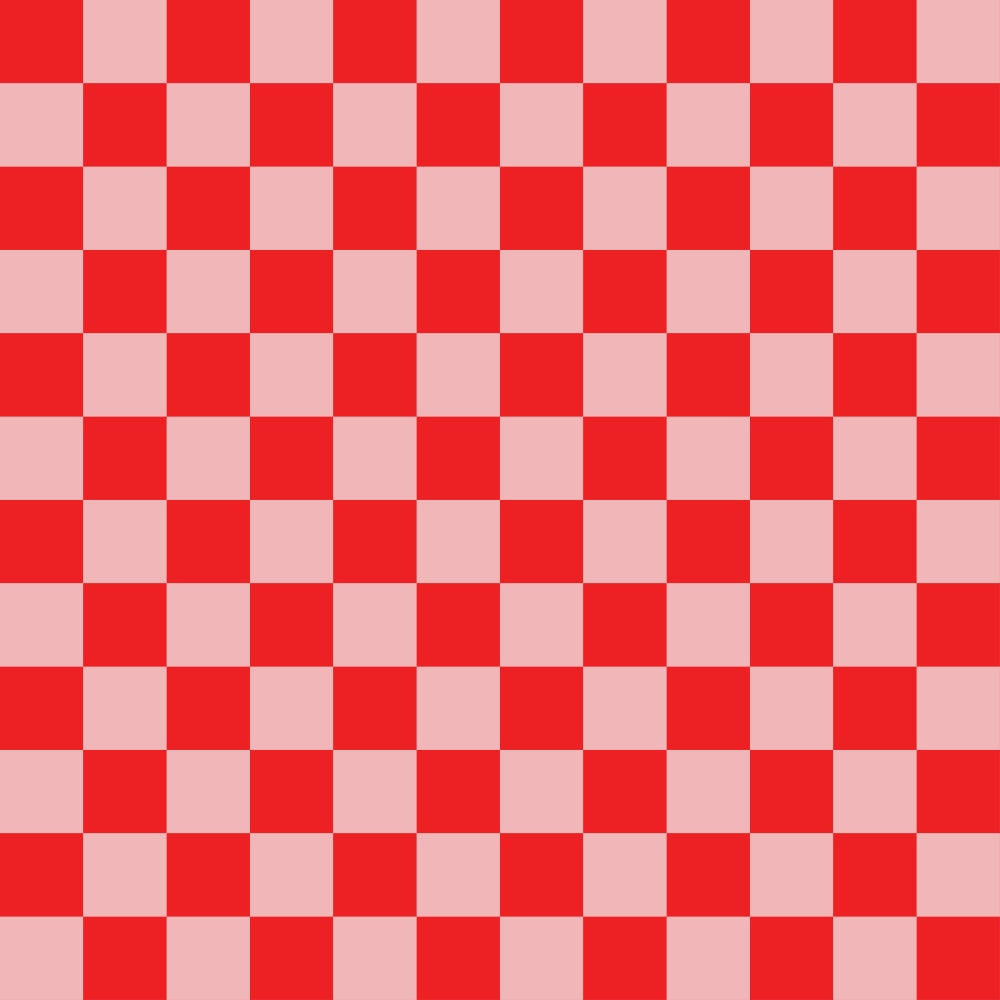 red, pink, checkerboard, checkered pattern, geometric, squares, alternating colors,, fabric panel, bright red, light pink, regular pattern, two-tone, block pattern, crafting fabric, sewing material, repeating design, grid pattern