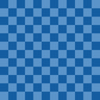 blue checkered, light blue, dark blue, geometric pattern, checkerboard design, alternating squares, quilting cotton, fabric panel, two tone, regular pattern, repetitive design, grid layout, contrasting blues, uniform squares, tessellated pattern, monochromatic blue, structured design, geometric motif