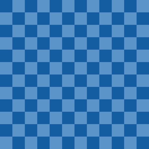 blue checkered, light blue, dark blue, geometric pattern, checkerboard design, alternating squares, quilting cotton, fabric panel, two tone, regular pattern, repetitive design, grid layout, contrasting blues, uniform squares, tessellated pattern, monochromatic blue, structured design, geometric motif