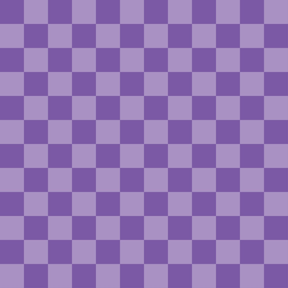 purple, lavender, checkered pattern, geometric design, two-tone, alternating squares,, fabric panel, crafting material, sewing supplies, checkerboard design, violet hues, square blocks, repeating pattern, textile, patchwork, quilt fabric, purple tones, geometric motif