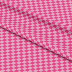 2 Color Checkered Pattern 8 Quilting Cotton Fabric featuring pink and white checkered design, cotton textile, quilting material, craft fabric, sewing fabric, checkerboard print, cotton cloth, vibrant colors, weaving material, textile yardage, soft quilting fabric.