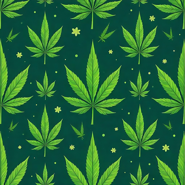 forest green, bright green, lime green, marijuana leaves, cannabis pattern, botanical design, allover repeat,, fabric panel, nature motif, leaf pattern, geometric florals, modern illustration, seamless design, craft fabric, sewing material, plant imagery, herbal theme, contemporary style