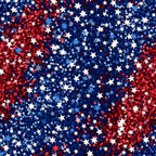 red, white, blue, navy blue, crimson, stars, circles, dots, glitter effect, sparkle pattern, patriotic, 4th of july, independence day, americana, festive, celebration,, fabric panel, geometric shapes, confetti style