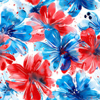 Freedom Petals Pattern 14 Minky Fabric