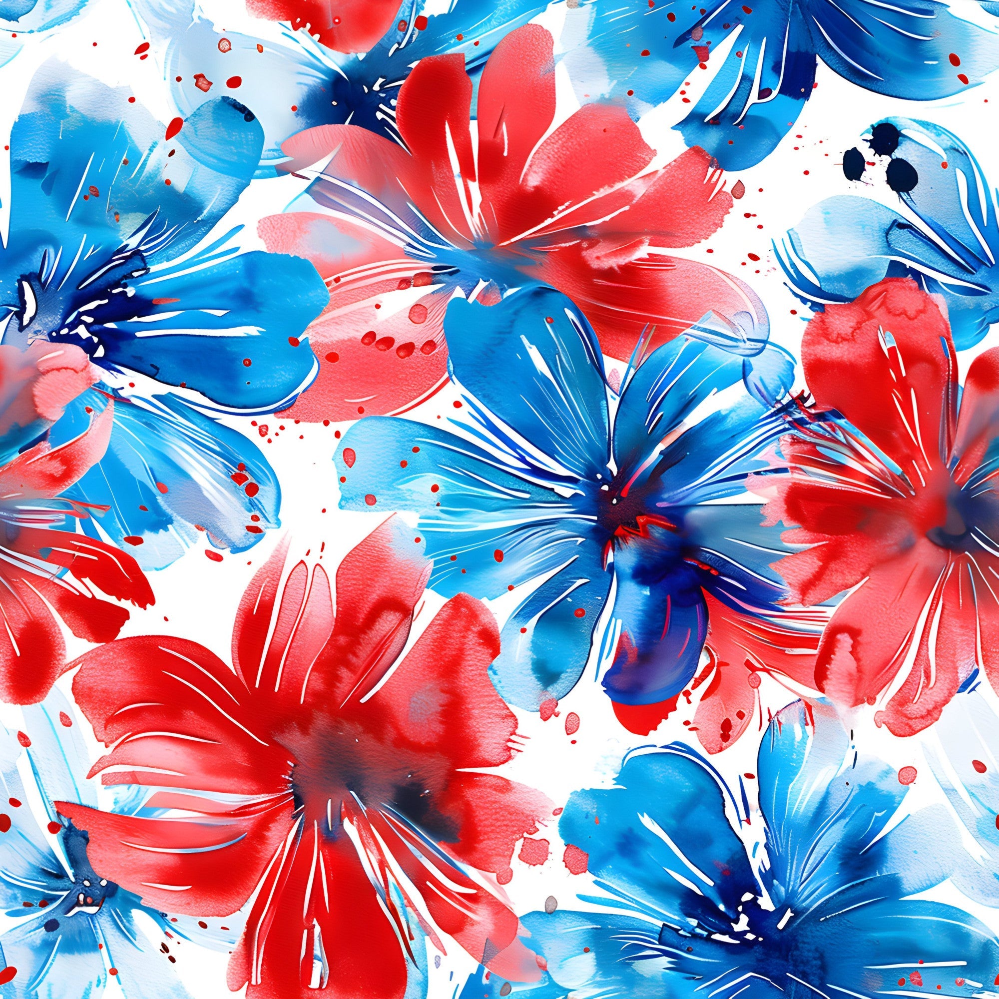 Freedom Petals Pattern 14 Minky Fabric