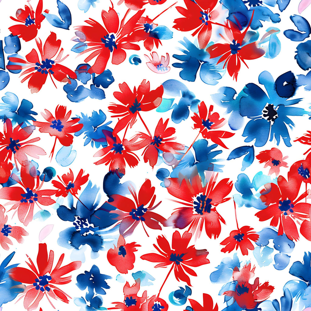 Freedom Petals Pattern 20 Minky Fabric