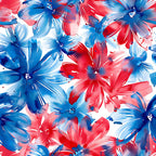 Freedom Petals Pattern 3 Minky Fabric