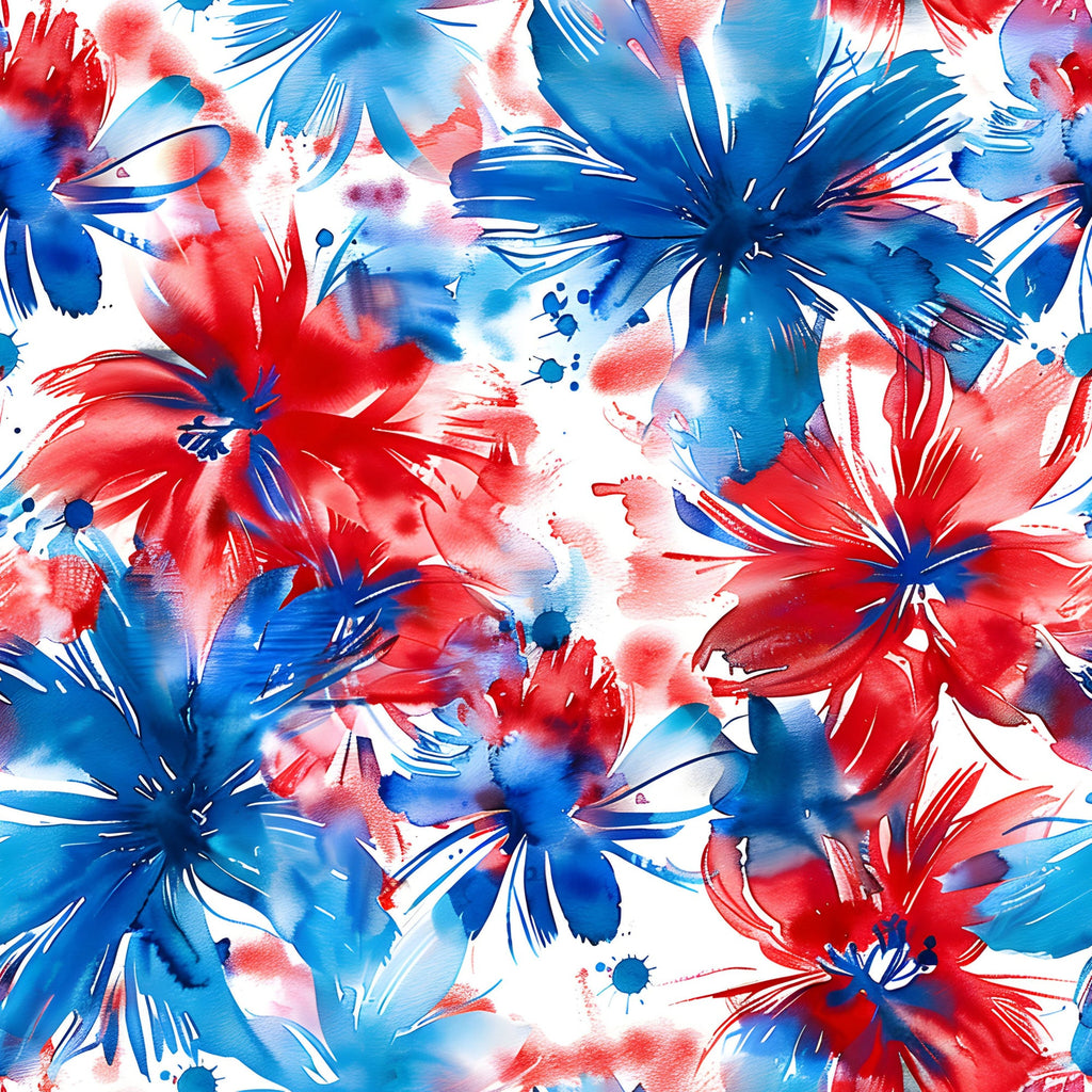 Freedom Petals Pattern 7 Minky Fabric