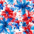 Freedom Petals Pattern 7 Minky Fabric