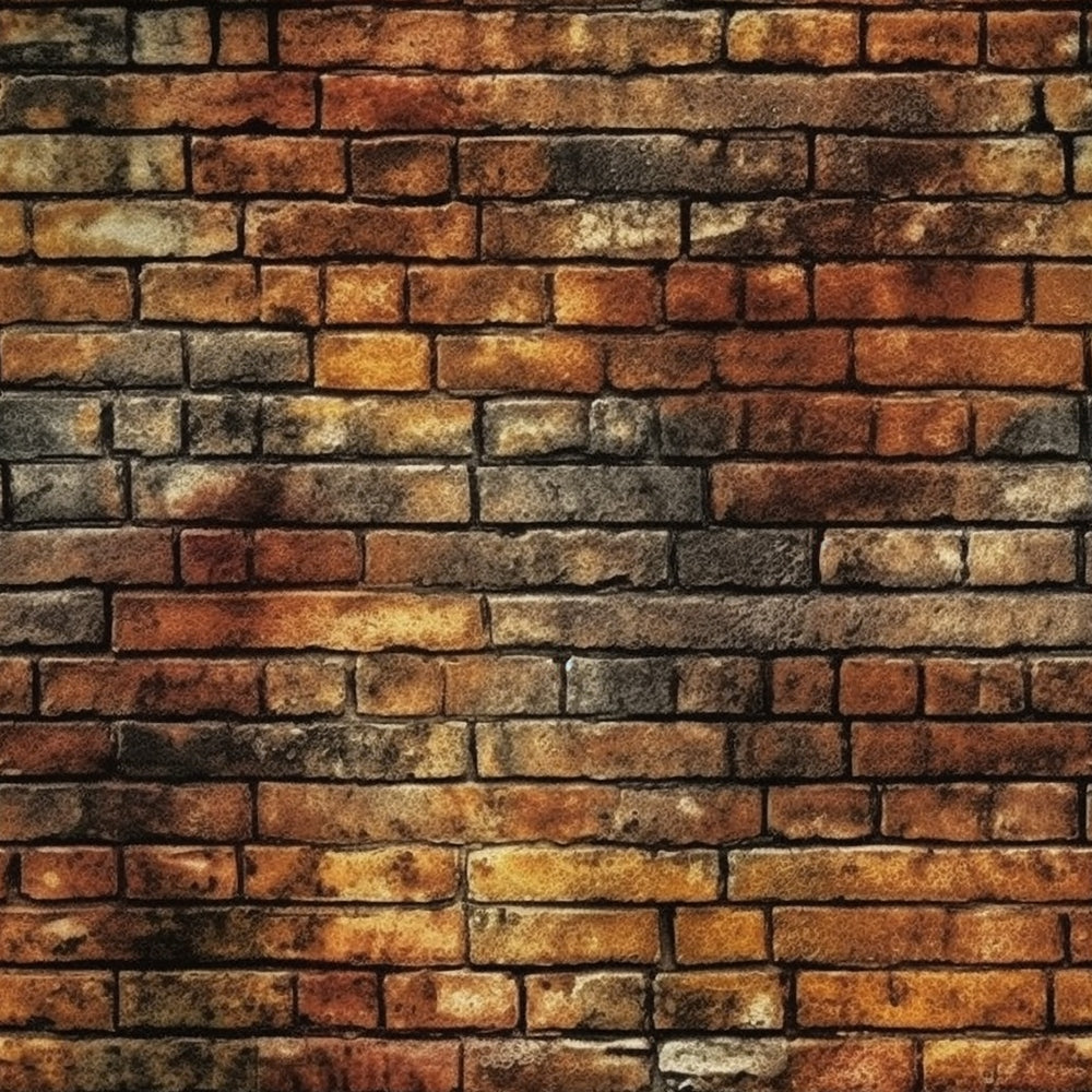 brick wall pattern, rustic brick texture, terracotta, burnt orange, reddish brown, weathered bricks, aged masonry, vintage brick, mortar lines, architectural print,, fabric panel, distressed texture, earthy tones, construction theme, building materials, realistic brick, textured surface, warm browns