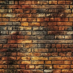 brick wall pattern, rustic brick texture, terracotta, burnt orange, reddish brown, weathered bricks, aged masonry, vintage brick, mortar lines, architectural print,, fabric panel, distressed texture, earthy tones, construction theme, building materials, realistic brick, textured surface, warm browns