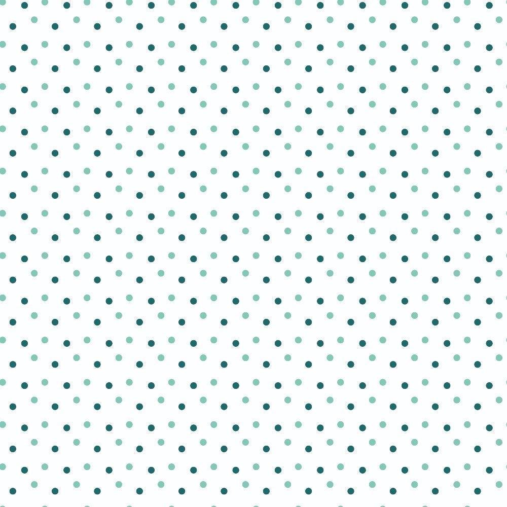 '- Polka Dots Multicolor Fabric - Quilting - Cotton - Multicolor - Polka Dot Pattern - White Background - Small Dots - Soft Texture - Craft Fabric - Sewing Material