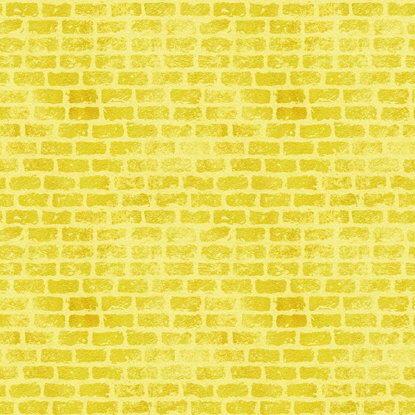yellow, golden yellow, lime yellow, brick wall, brick pattern, grunge texture, weathered bricks, distressed look, vintage style, textured surface,, fabric panel, rustic mood, aged appearance, rectangular bricks, mortar lines, shabby chic, worn effect, building materials, architectural pattern