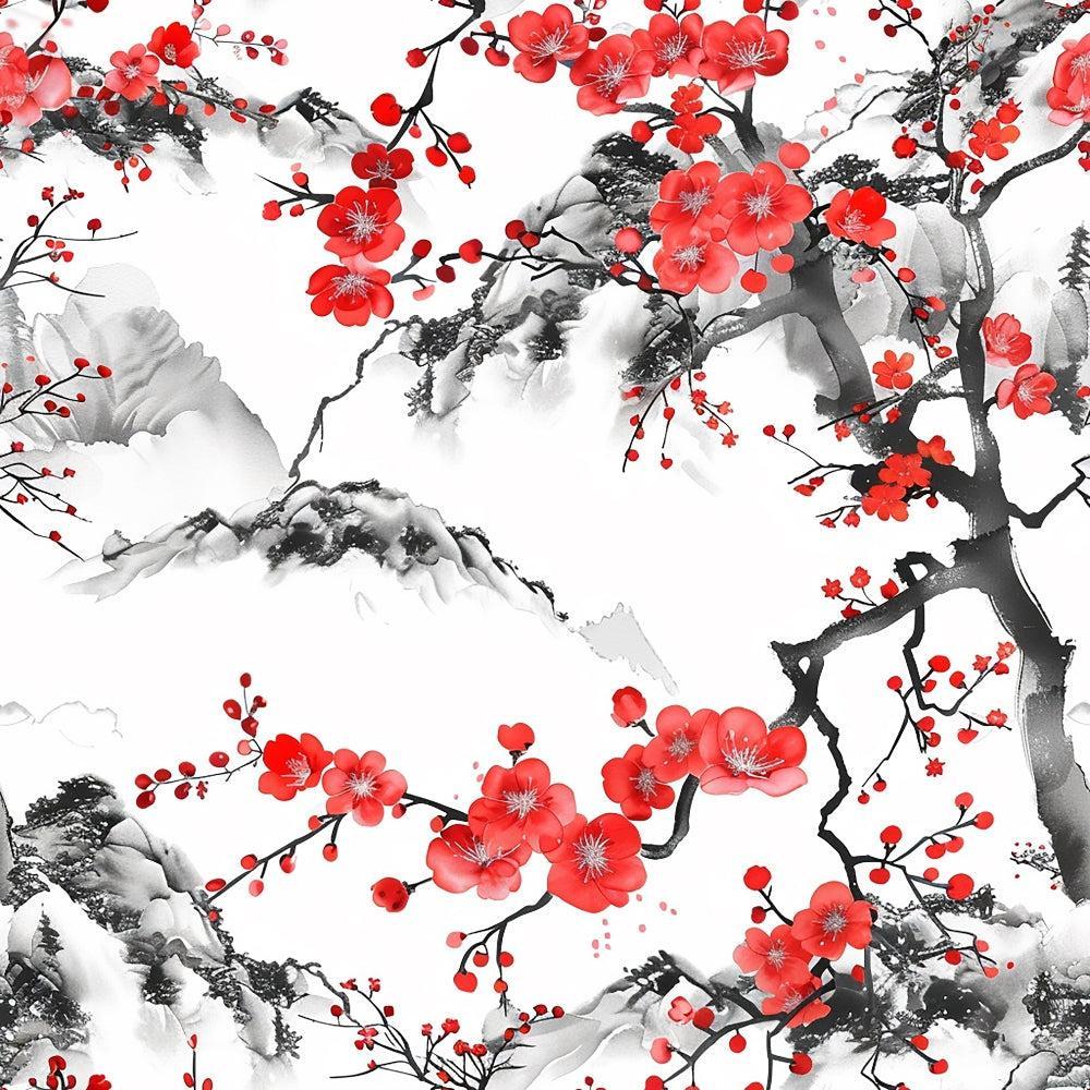 Japanese Cherry Blossoms 9 Quilting Cotton Fabric