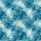 winter sky, snowy clouds, snowflakes, blue sky, white clouds, winter pattern, snow falling, cloudy sky,, fabric panel, winter wonderland, frosty pattern, seasonal design, christmas fabric, winter storm, blue and white, snow crystals, winter scene, repeating pattern