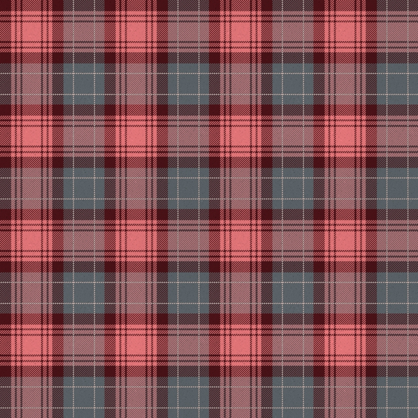 burgundy, coral pink, slate blue, gray, plaid pattern, tartan design, crosshatch lines, geometric squares,, fabric panel, christmas theme, winter colors, holiday fabric, festive plaid, woven texture, checkered motif, seasonal fabric, cotton material, crafting fabric