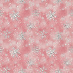 pink background, coral pink, dusty rose, white snowflakes, silver snowflakes, winter pattern, christmas fabric, snowflake design, frosted snowflakes,, fabric panel, seasonal fabric, holiday pattern, delicate snowflakes, winter wonderland, soft pink, crystalline snowflakes, repeating pattern, festive fabric, cotton fabric