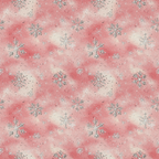 pink background, coral tones, snowflakes, winter pattern, frosted design, watercolor effect,, fabric panel, christmas theme, holiday motif, repeating pattern, soft pastels, crystalline snowflakes, winter wonderland, delicate details, seamless design, festive fabric, seasonal print, gentle hues, whimsical snowflakes