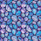 abalone shells, iridescent, holographic, blue tones, purple hues, turquoise, lavender, pearl-like, sea shells, ocean themed, marine life, shimmery, lustrous, repeating pattern, seamless design,, fabric panel, nautical, beach theme, metallic sheen