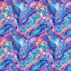 abalone shells, ocean pattern, iridescent colors, purple hues, blue tones, pink accents, turquoise shades, coral colors, flowing design, organic shapes, sea life, marine theme, swirling pattern, pearlescent effect,, fabric panel, seamless repeat, aquatic motif, fluid lines, holographic appearance