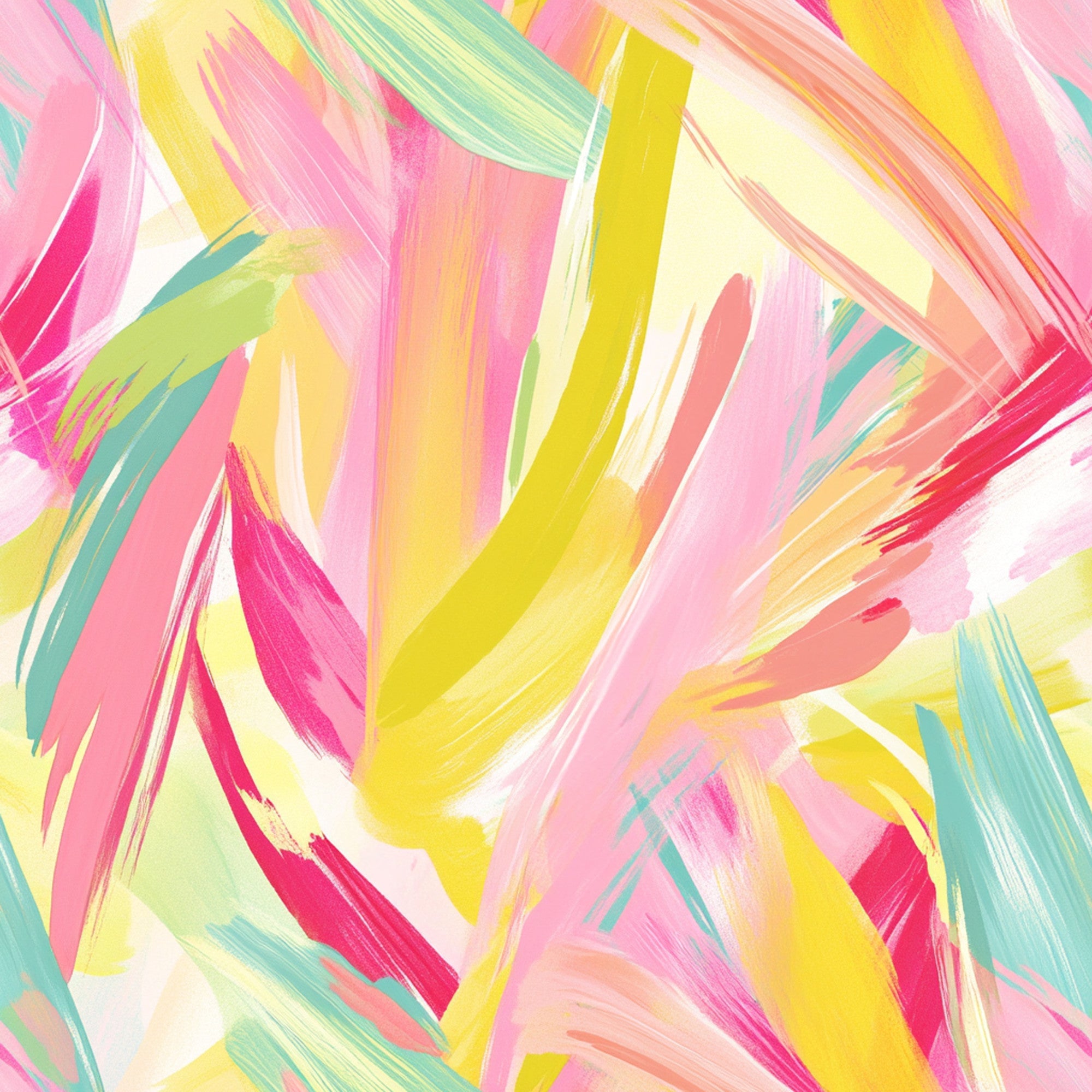 Brushstroke Bouquet Pattern 14 Minky Fabric