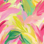 Brushstroke Bouquet Pattern 15 Minky Fabric