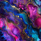 Geode Glow Pattern 9 Minky Fabric
