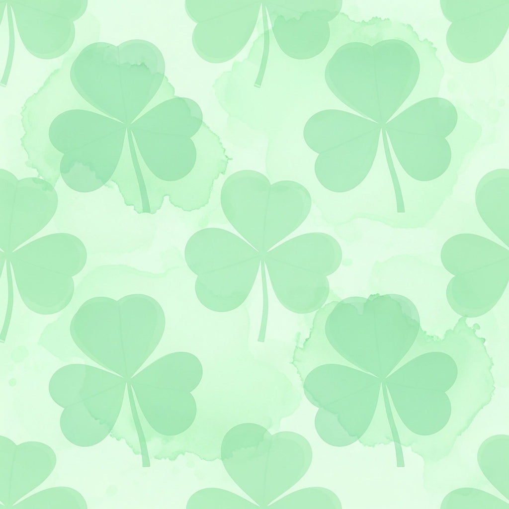Alcohol Ink Shamrock Pattern 10 Minky Fabric