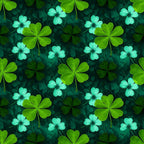 Alcohol Ink Shamrock Pattern 13 Minky Fabric