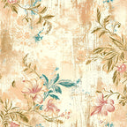 Gilded Fresco Blooms Pattern 17 Minky Fabric