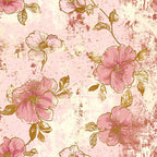 Gilded Fresco Blooms Pattern 20 Minky Fabric