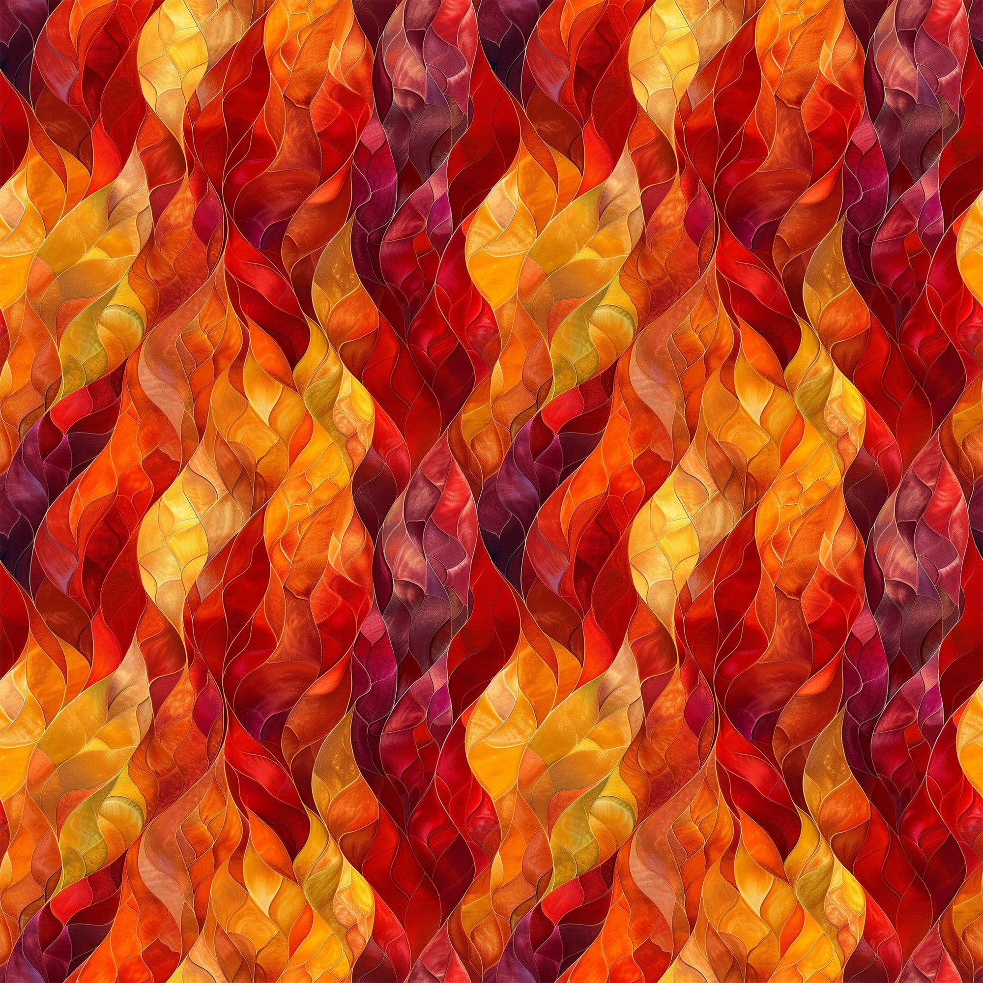 Artistic Autumn Leaves Pattern 10 Minky Fabric