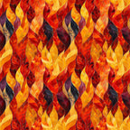 Artistic Autumn Leaves Pattern 12 Minky Fabric