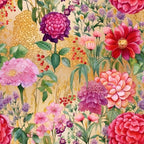 Gilded Twilight Blooms Pattern 11 Minky Fabric