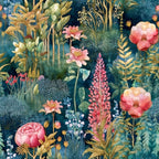 Gilded Twilight Blooms Pattern 18 Minky Fabric